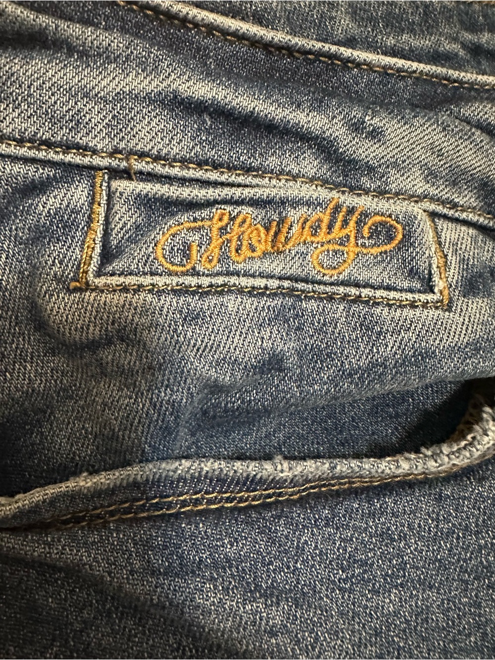 Judy Blue Washed Blue Distressed Boyfriend Jeans size 14W - Picture 5 of 9